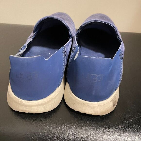 UGG KNOX BLUE SUEDE SLIP ON SNEAKERS / LOAFERS - MEN'S 8 - Picture 4 of 7